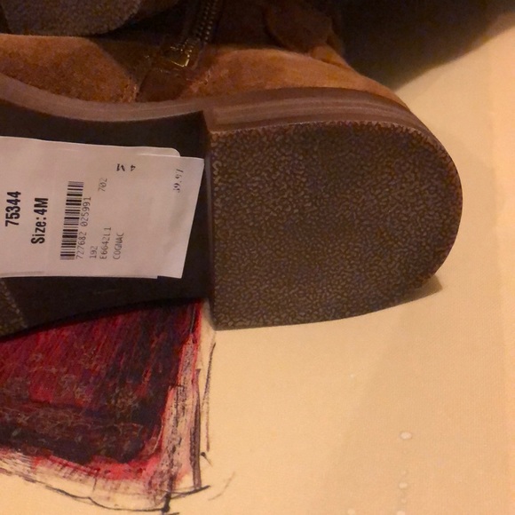 👢💎👧🏼 NWT💎4m👧🏼Wide Calf💎Tall👢Cognac👧🏼💎 - Picture 6 of 9